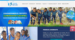 Desktop Screenshot of corporacionsanluis.org